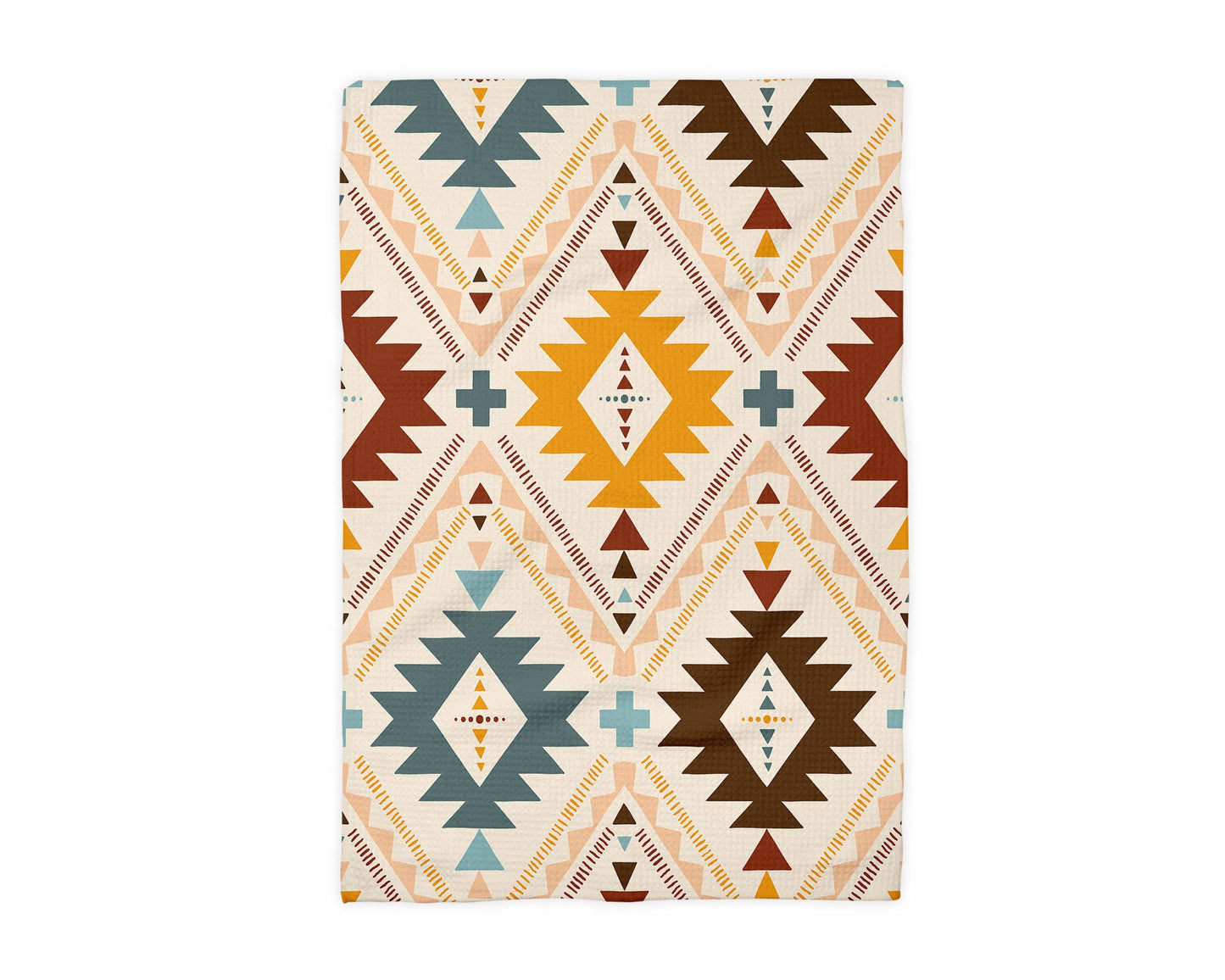 Aztec Cactus Western Horse Desert Arizona Kitchen Towel