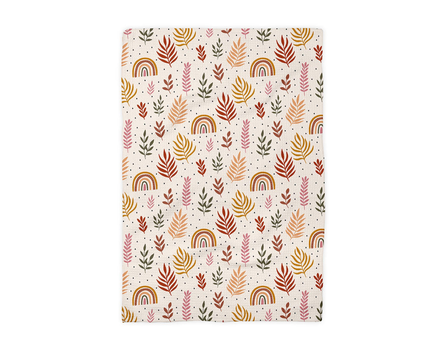 Aztec Western Horse Boots Cowboy Hat Kitchen Towel Waffle