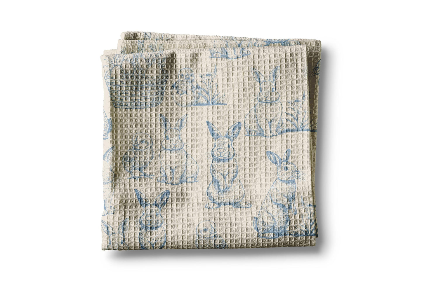 Easter Egg Kitchen Towel – Waffle Weave, Lint-Free, Super Absorbent, Spring Easter Decor Floral