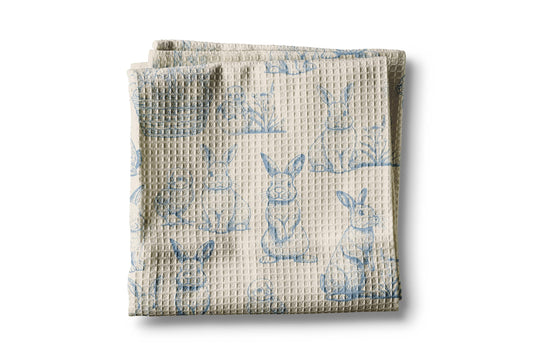Easter Egg Kitchen Towel – Waffle Weave, Lint-Free, Super Absorbent, Spring Easter Decor Floral