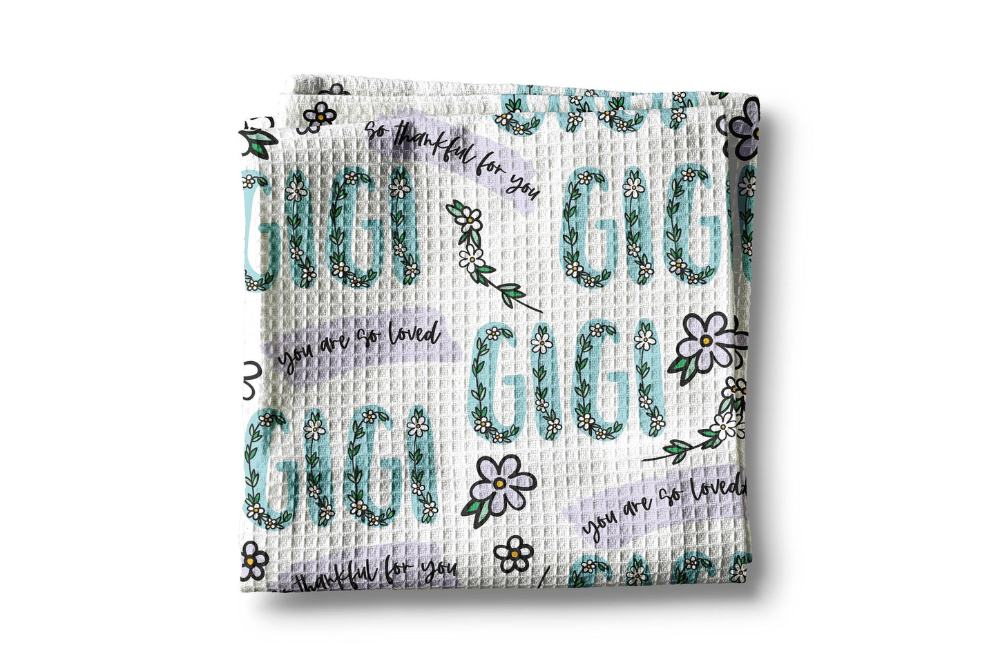 Gigi Gift Towel | Personalized Kitchen Towel | Mother's Day Gift | Gift for Grandma | Mother Daughter Gift Keepsake from Grandkids