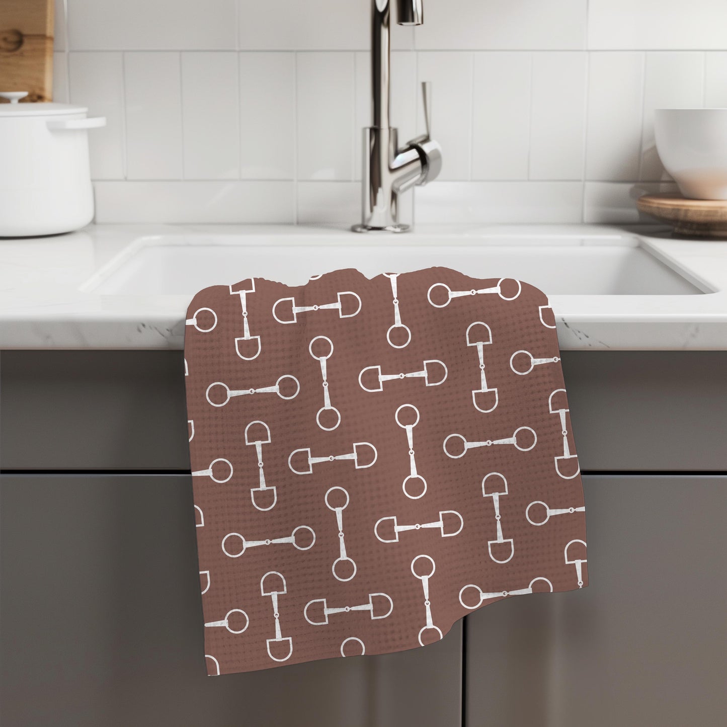 Horse Kitchen Towel | Equestrian Gift | Riding Pony Barn Girl Trainer Decor Dish Kitchen
