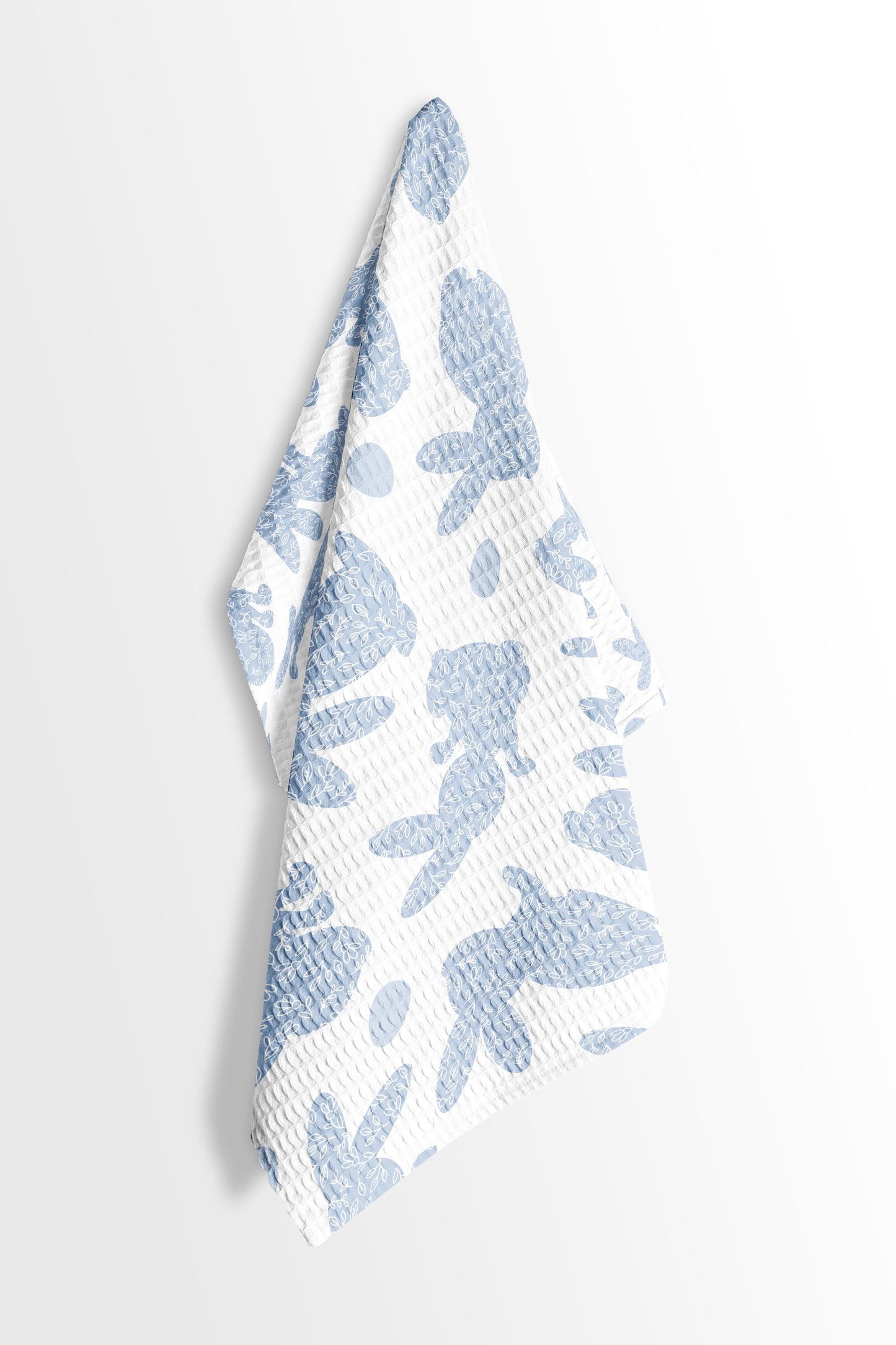 Easter Bunny Kitchen Towel – Waffle Weave, Lint-Free, Super Absorbent, Spring Easter Decor Floral