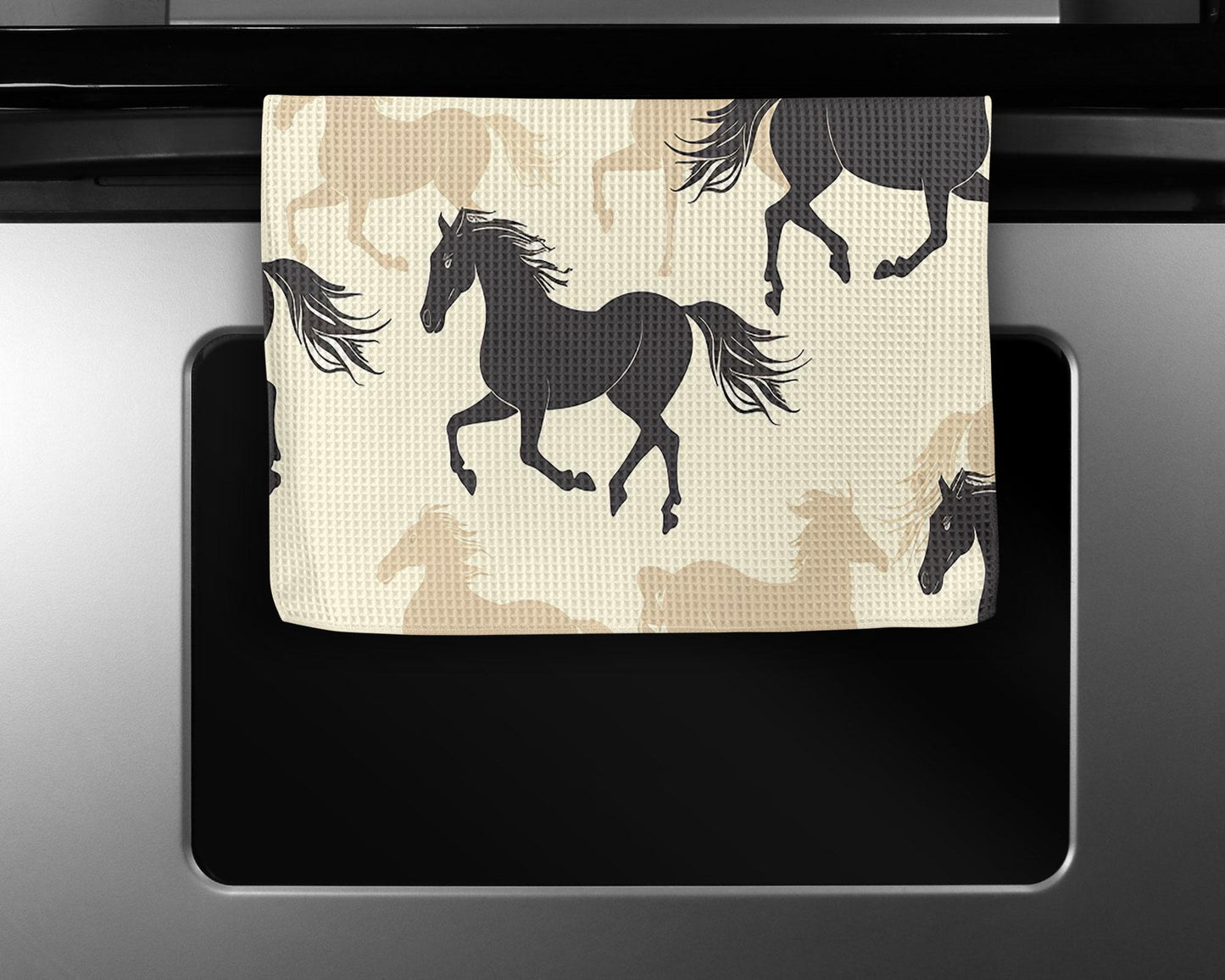 Horse Kitchen Towel | Equestrian Gift | Riding Pony Barn Girl Trainer Decor Dish Kitchen
