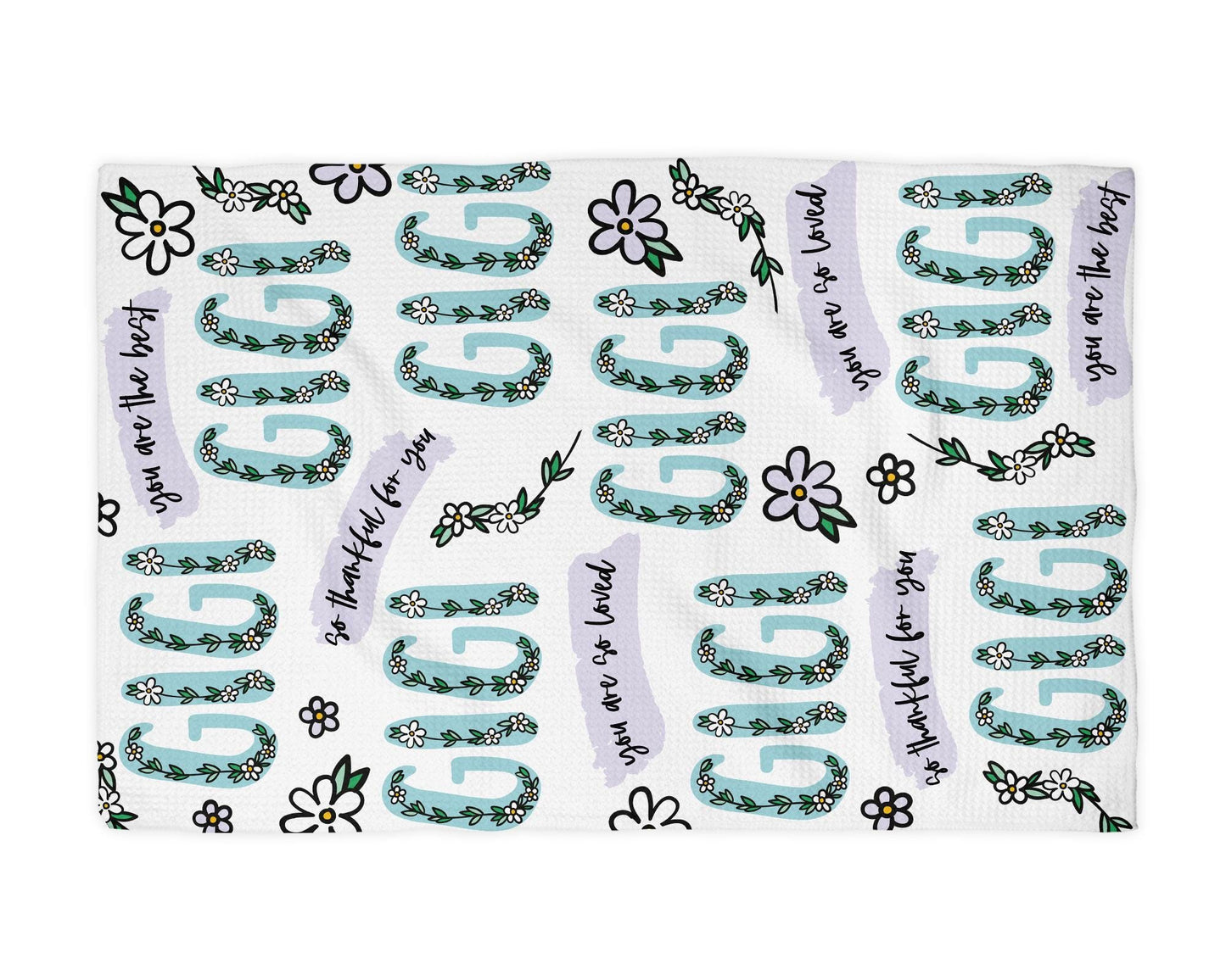 Gigi Gift Towel | Personalized Kitchen Towel | Mother's Day Gift | Gift for Grandma | Mother Daughter Gift Keepsake from Grandkids