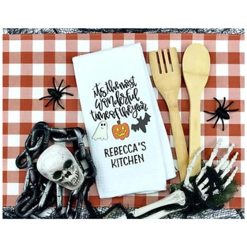 Personalized Halloween Towel