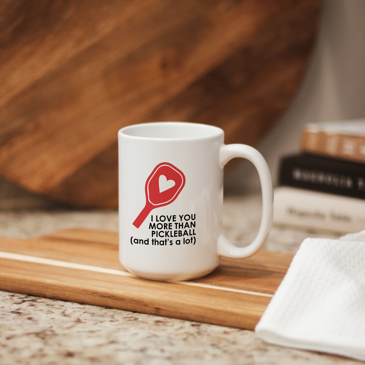 I Love You Pickleball Mug