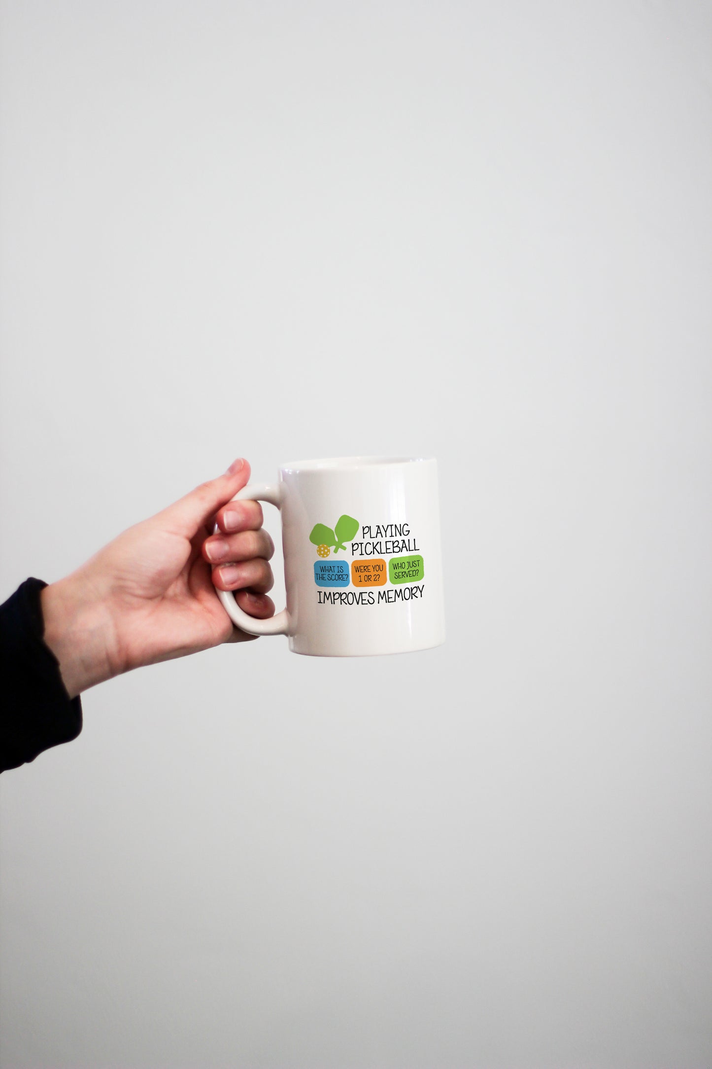 Pickleball Improves Memory Pickleball Mug