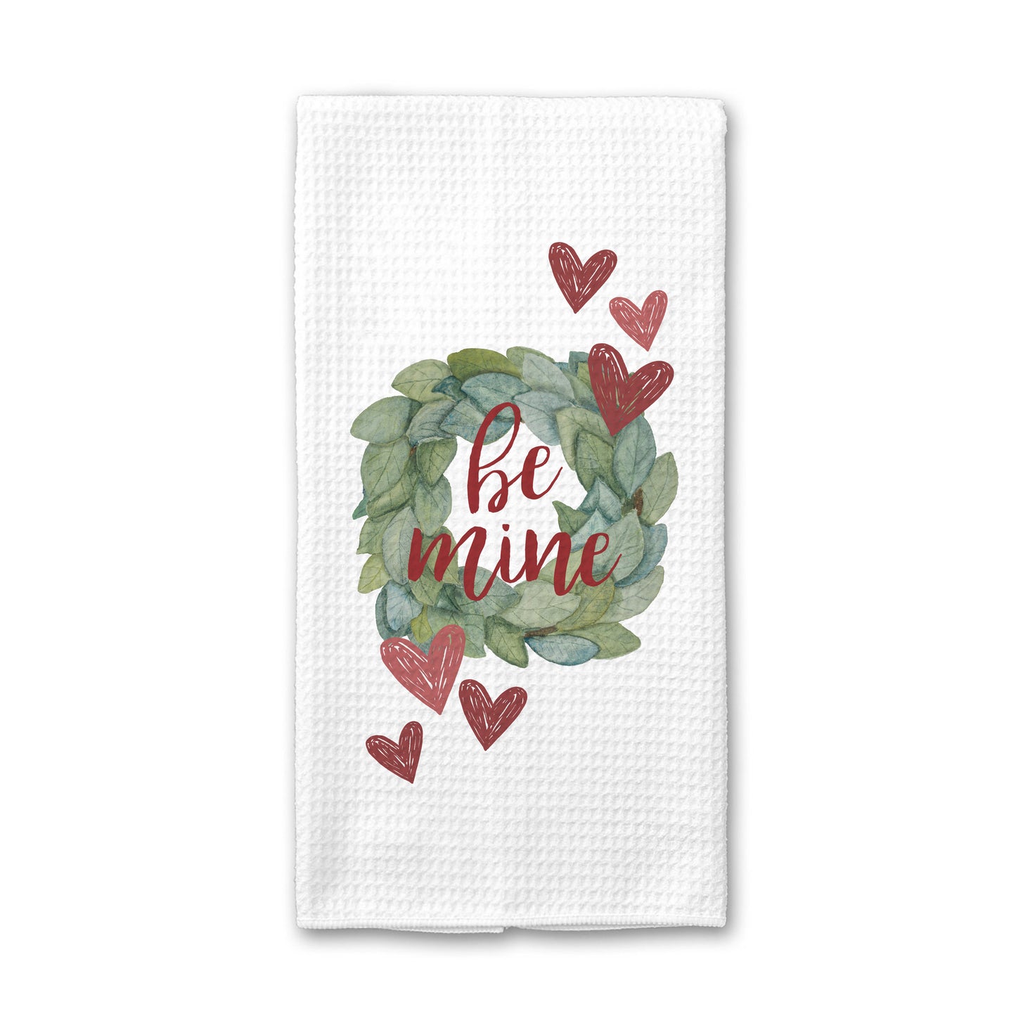 Eucalyptus Wreath Valentine Towel