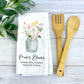 Birth Month Flower Dish Towel  | Mother's Day Gift