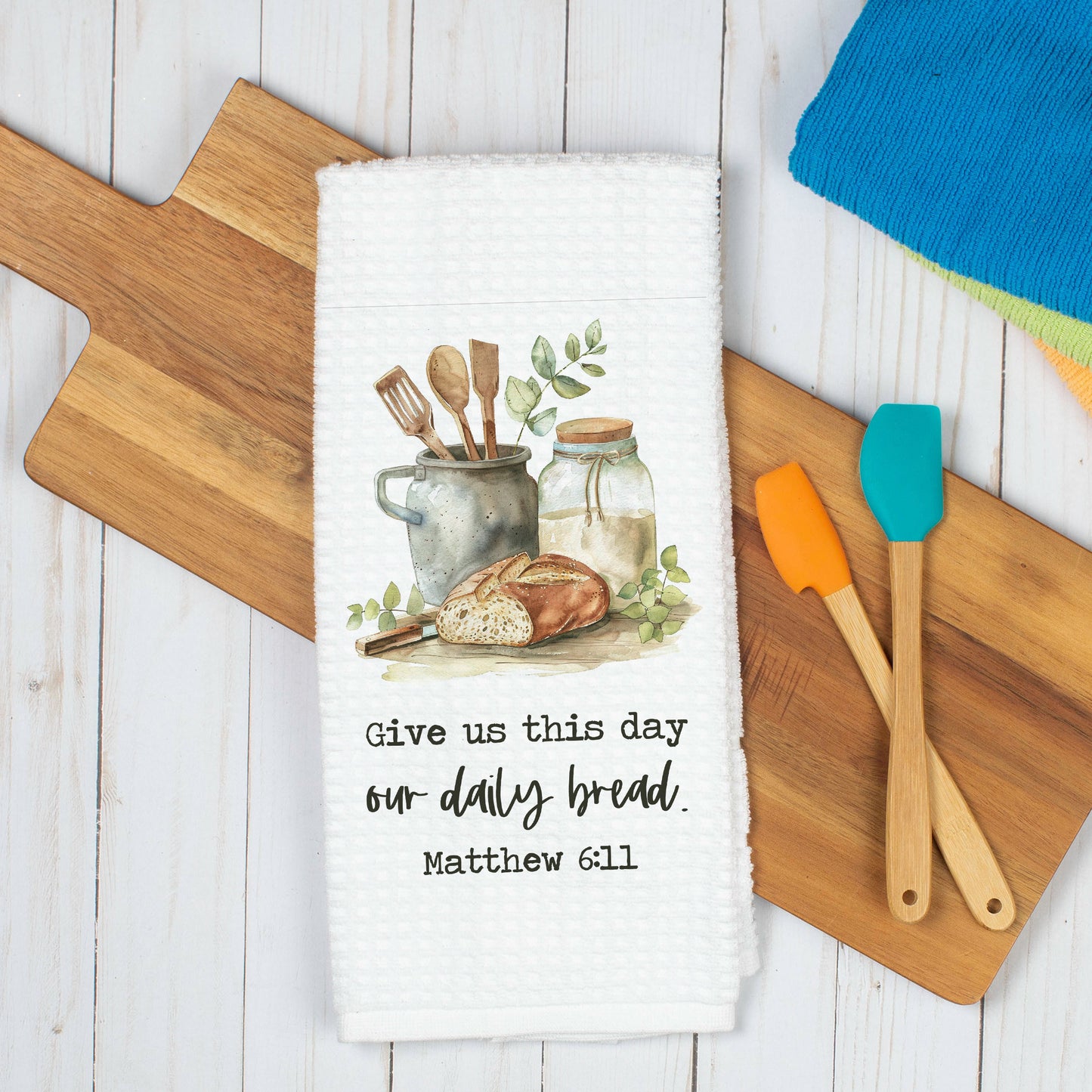 Daily Bread Prayer Sourdough Towel