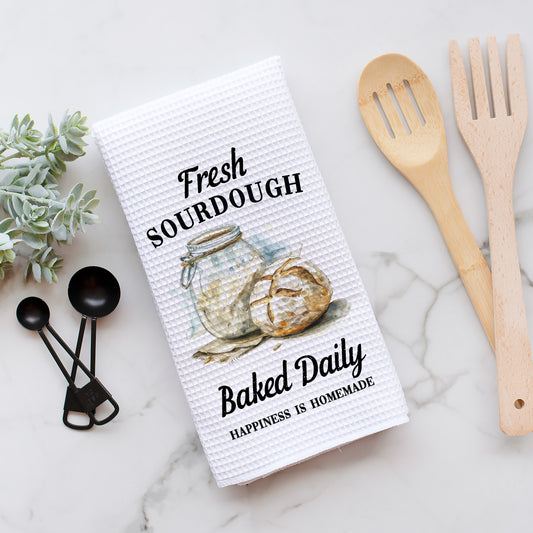 Sourdough starter themed coffee mug - a delightful addition to your morning routine. Featuring a whimsical design, perfect for the bread lover in your life. Start your day with a smile and a sip from this charming mug!