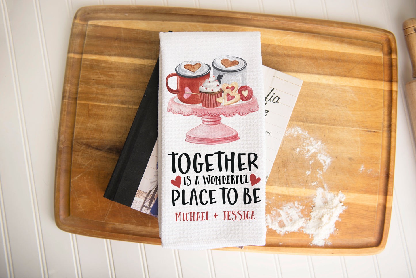 Together Place to Be Valentines Towel