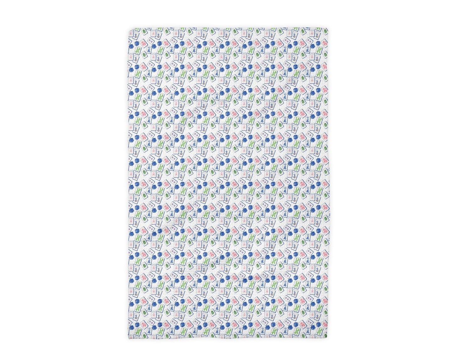 Mahjong Waffle Weave Towel | Mahjongg themed Towel | Mahjong-themed Gift for Kitchen | Mahjong Party Gift | Hostess Gift
