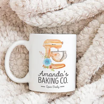 Orange Mixer Baking Mug