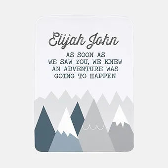 Personalized An Adventure Was Going To Happen Blanket