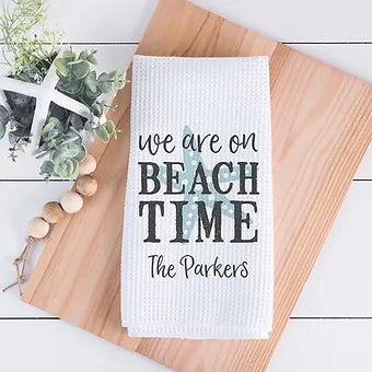 Personalized Beach Time Towel