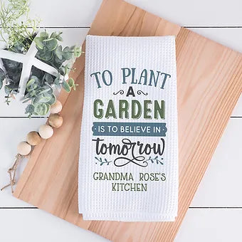 Personalized Gardening Towel