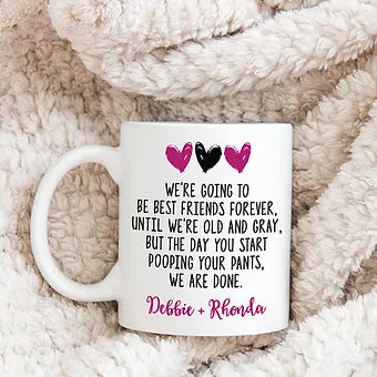 Best Friends Forever Personalized Mug