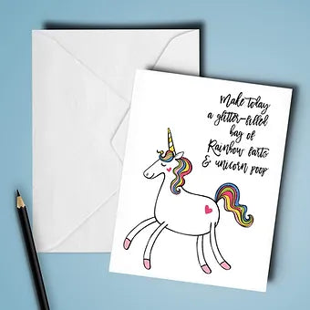 Unicorn Poop Card