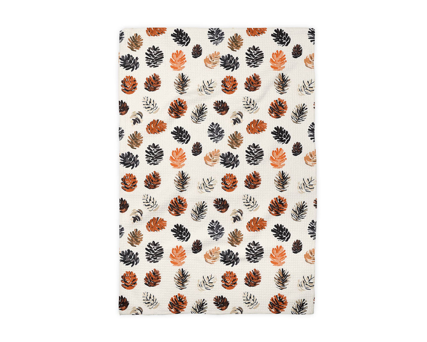Pinecone Winter Tree Cabin Kitchen Towel Holiday Baking