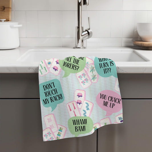 mahjong kitchen towel