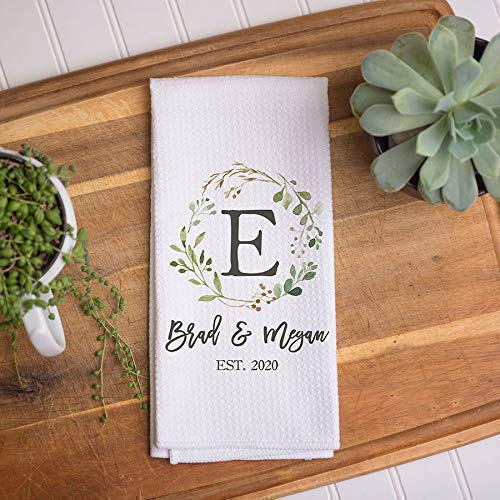 Floral Monogram Towel