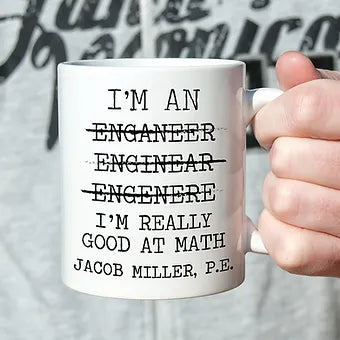 Personalized Engineer Mug