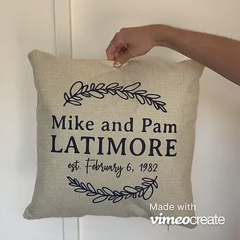 Personalized Couple Pillow