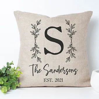 Personalized Monogram Pillow