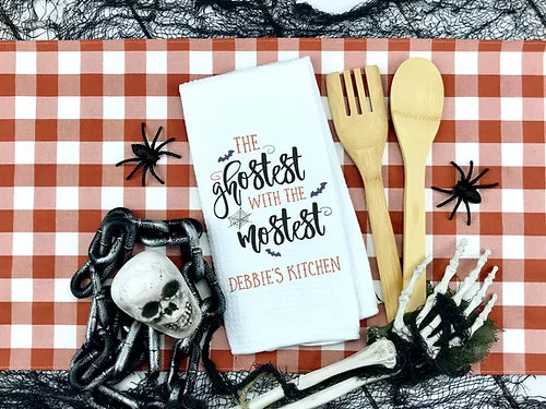 Personalized Halloween Ghost Towel