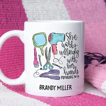 Personalized Hair Dresser Proverbs Mug