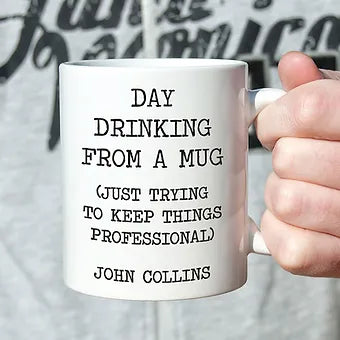 Personalized Day Drinking Mug