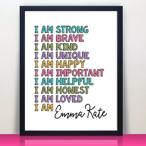 Girls Affirmation Print