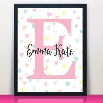 Personalized Monogram Print