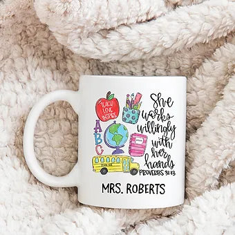 Personalized Proverbs Teaching Mug
