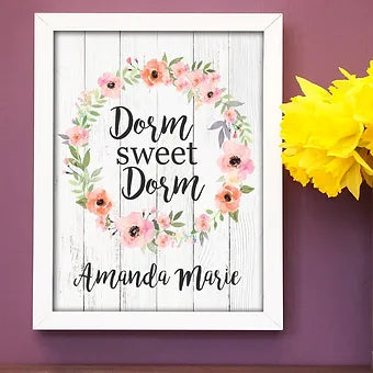 Personalized Dorm Sweet Dorm Print