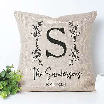 Personalized Monogram Pillow
