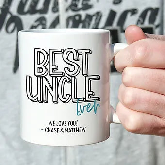 Personalized Best Uncle Ever Mug