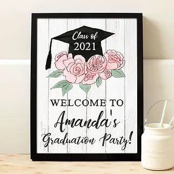 Personalized Welcome to the Graduation Party Sign