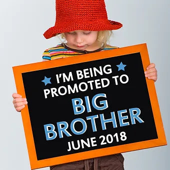 Big Brother Promotion Pregnancy Announcement Personalized Print