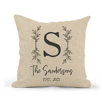 Personalized Monogram Pillow