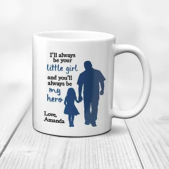 Personalized Little Girl's Hero Mug