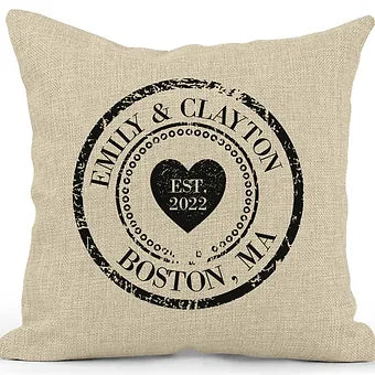 Personalized Wedding Pillow