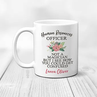 Personalized Human Resources Officer Mug