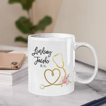 Personalized Nurse Mug