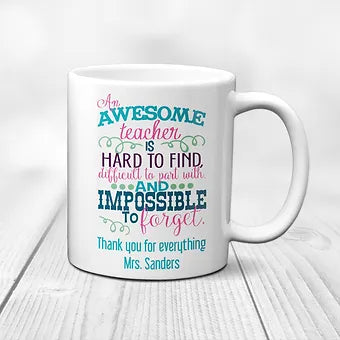 Awesome Teacher Personalized Mug