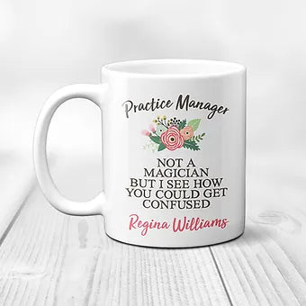 Personalized Practice Manager Mug