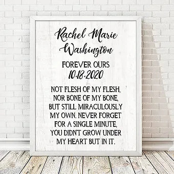 Personalized Adoption Day Print