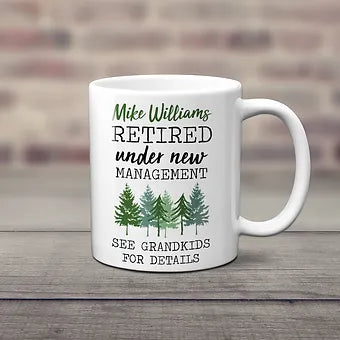 Retired Grandparent Personalized Mug
